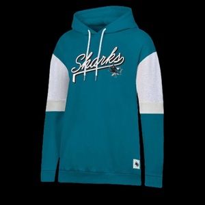 NHL San Jose Sharks Women's Fleece Hooded Sweatshirt.